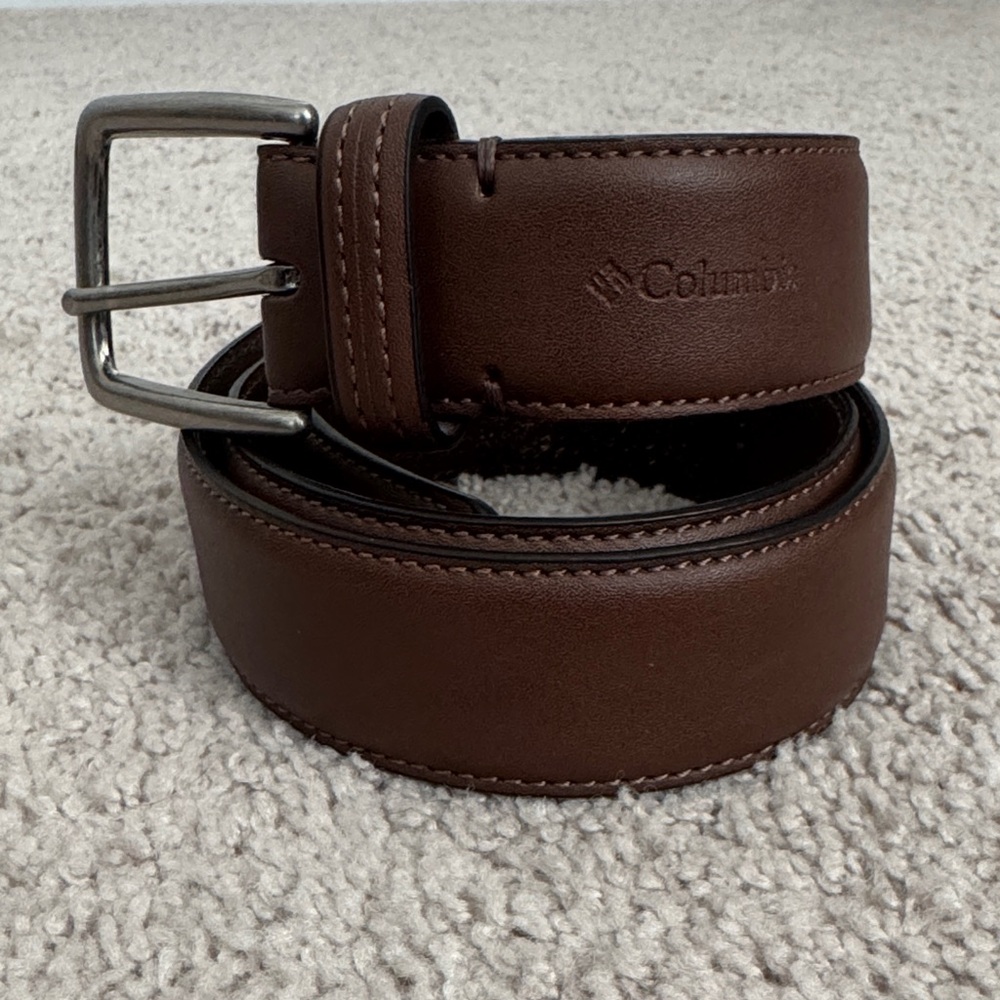 Brown Leather Belt for Men